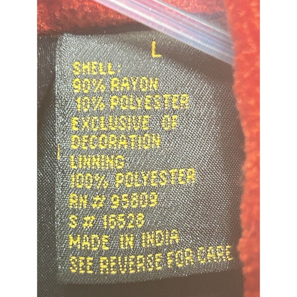 Julia Kim Womens Large Artsy Block Patchwork Rayon Jacket - Picture 5 of 13